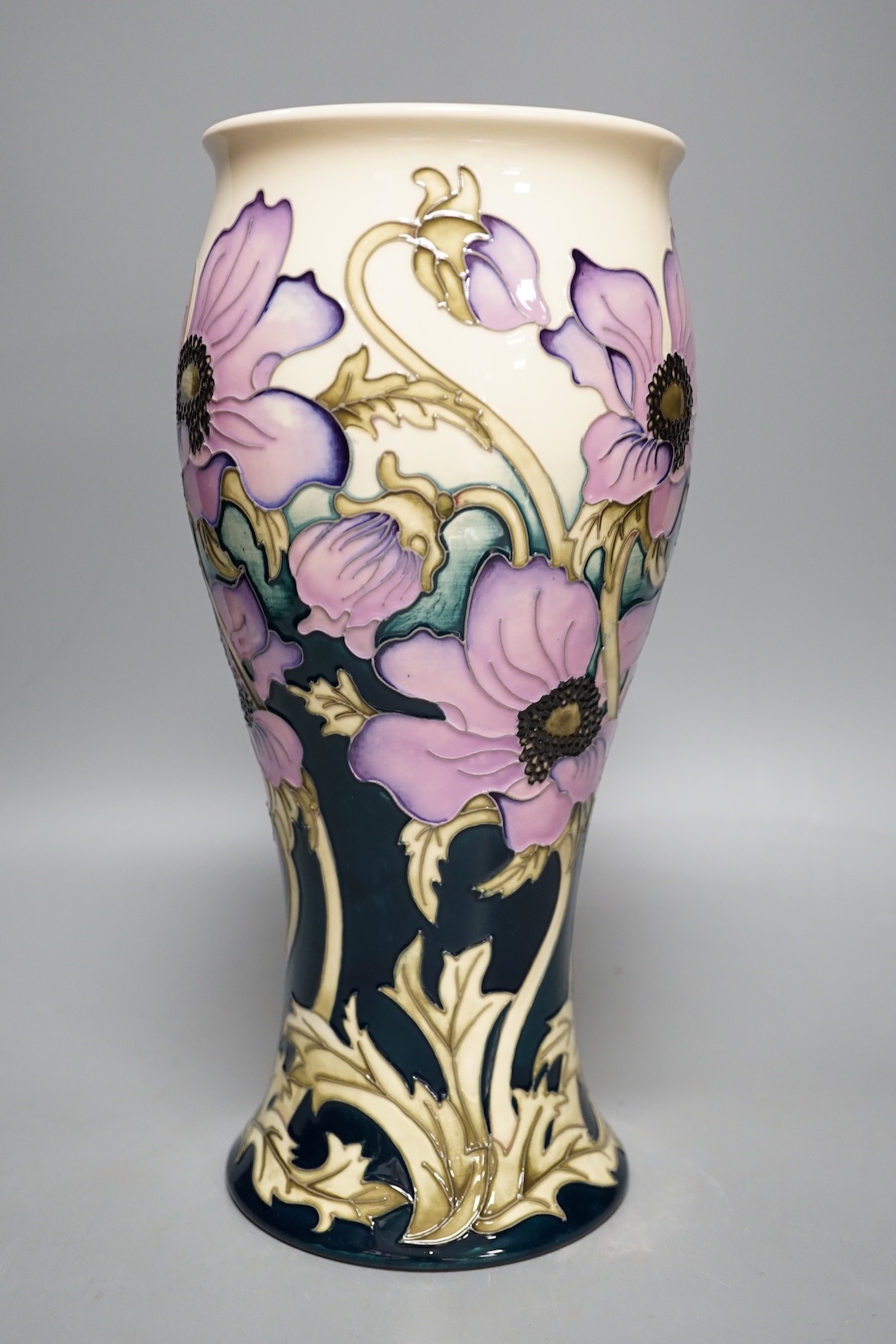 A Moorcroft ‘Daughter of the Wind' vase, by Kerry Goodwin, 2015, limited edition 44/100, boxed., 31cms high.